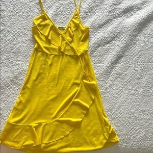 Yellow Ruffled Dress